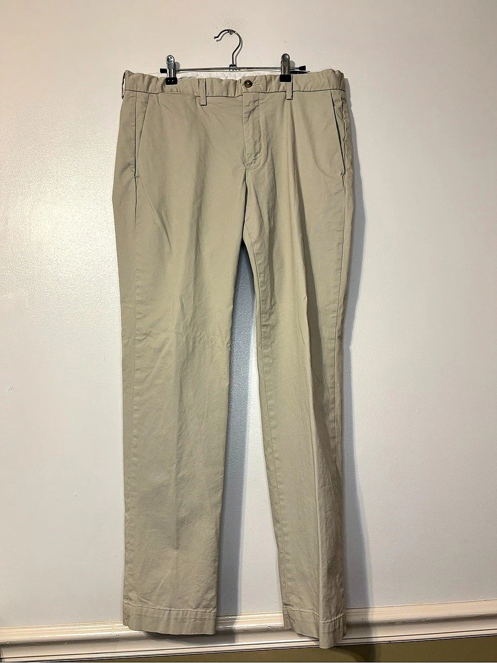 Polo Ralph Lauren Stretch Straight Fit Chino Pant Beige Waist 34/32